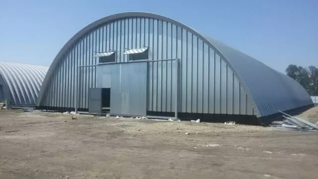 Бескаркасные арочные ангары под ключ от производителя
