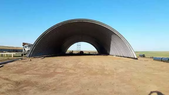 Бескаркасные арочные ангары под ключ от производителя